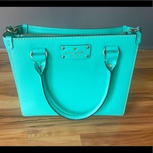 Kate Spade Satchel Handbag - aqua